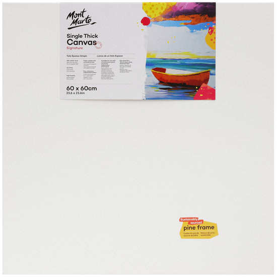 MM Signature Canvas Pine Frame S.T. 60x60cm. CSST6060