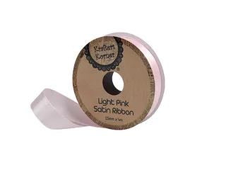 SATIN LPINK RIBBON 15MMX4M . CRAFT 250776