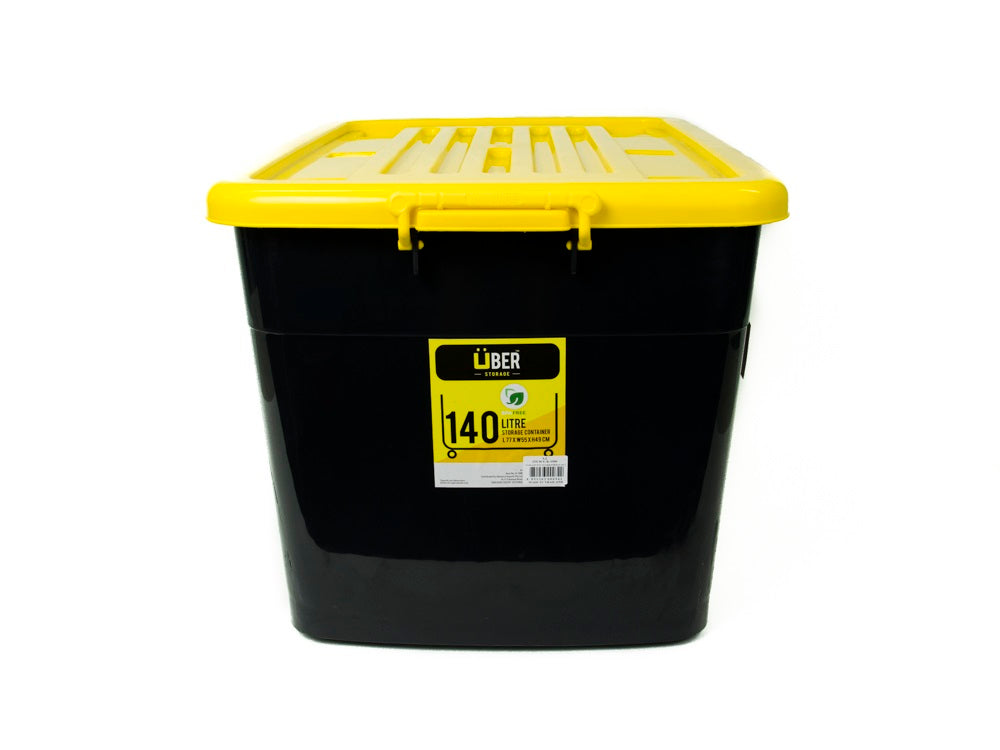 140L BLACK STORAGE CONTAINER K-1500BLK.