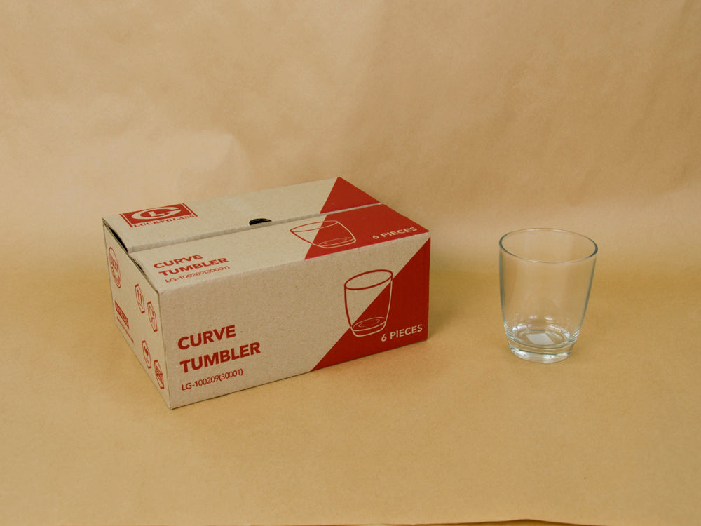 260ML GLASS CURVE TUMBLER LG100209