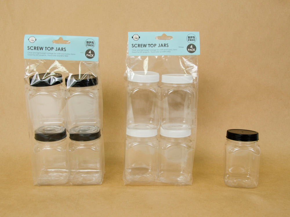 SCREW TOP JARS 250ML JAR882