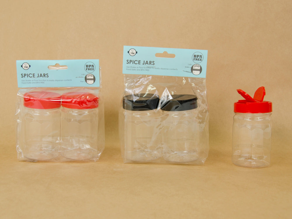 SCREW SPICE JARS 190ML JAR884