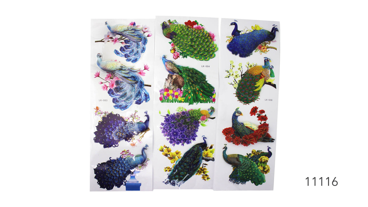 Jumbo Sticker (Peacock) 11116