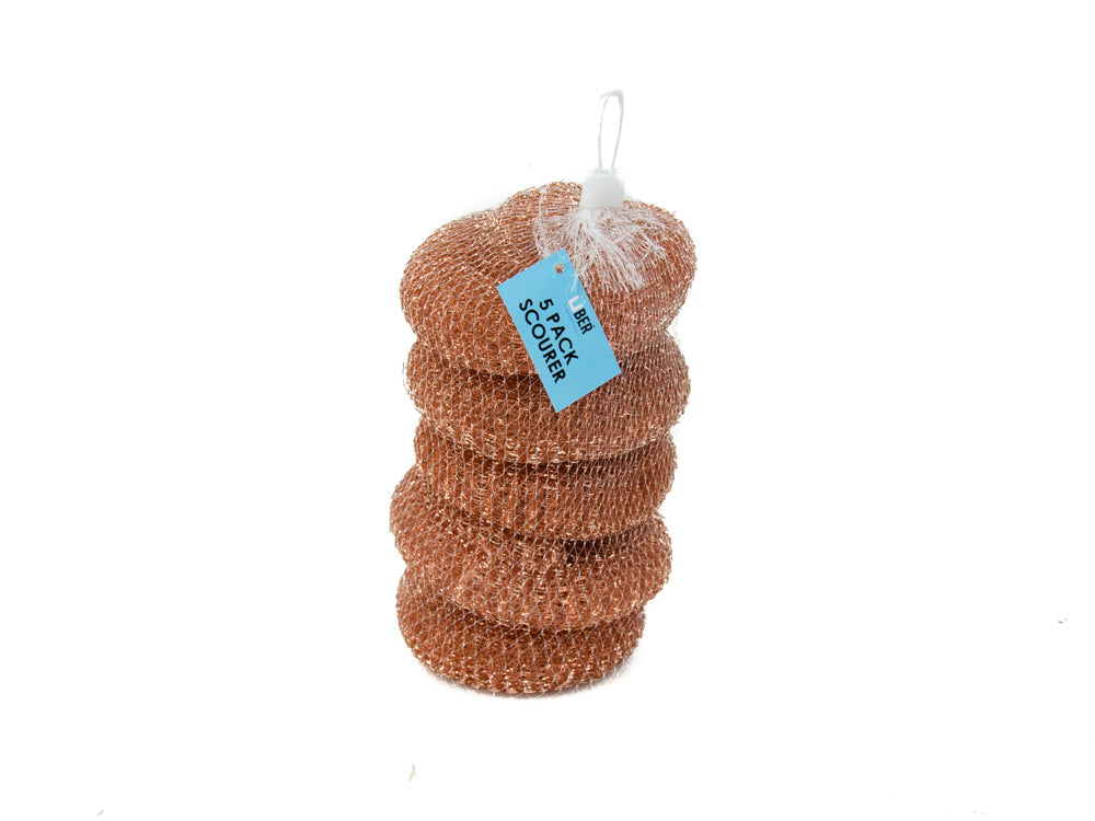 PACK OF 5 COPPER SCOURER 30569