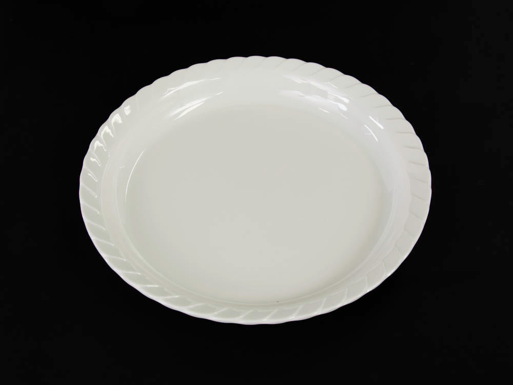 WHITE 9.5'' PLATE MEL102