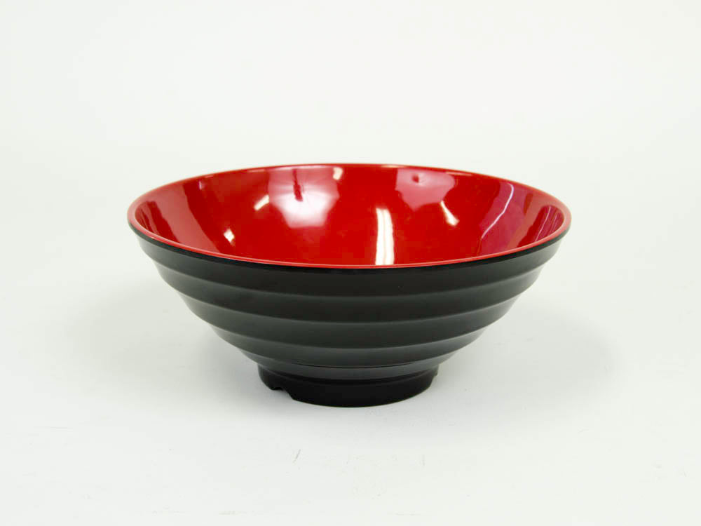 RED AND BLACK 8.7 CONICAL BOWL MEL116