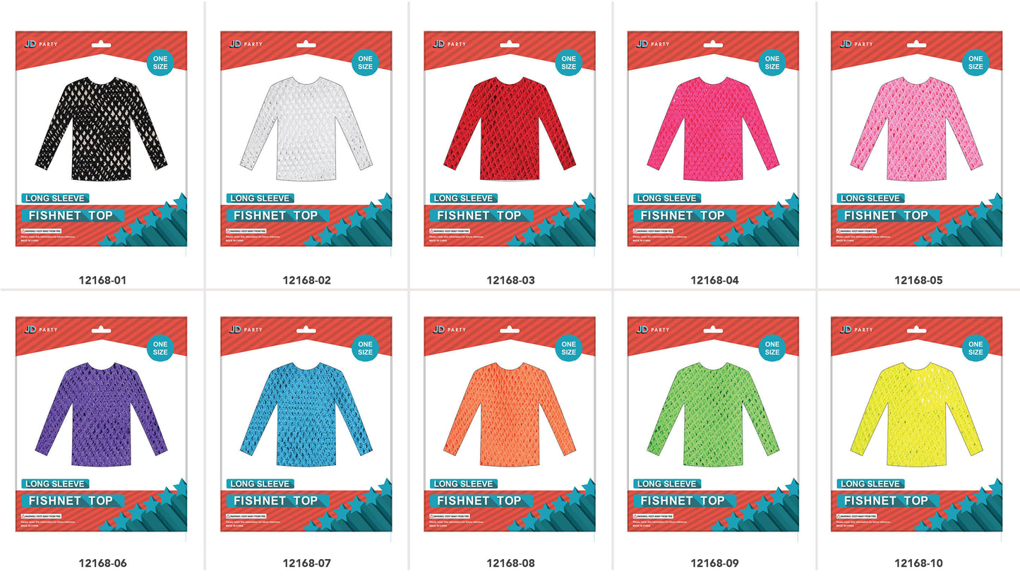 Fishnet Top (Long Sleeve) 12168