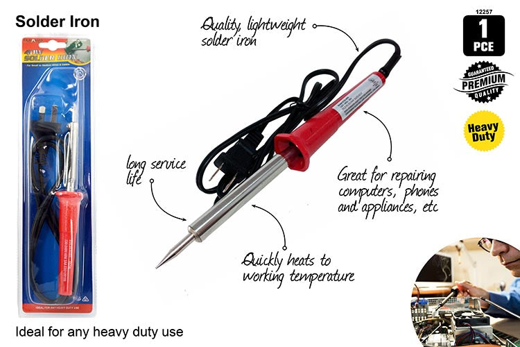 1pce Soldering Iron-40W- SAA Approved 12257