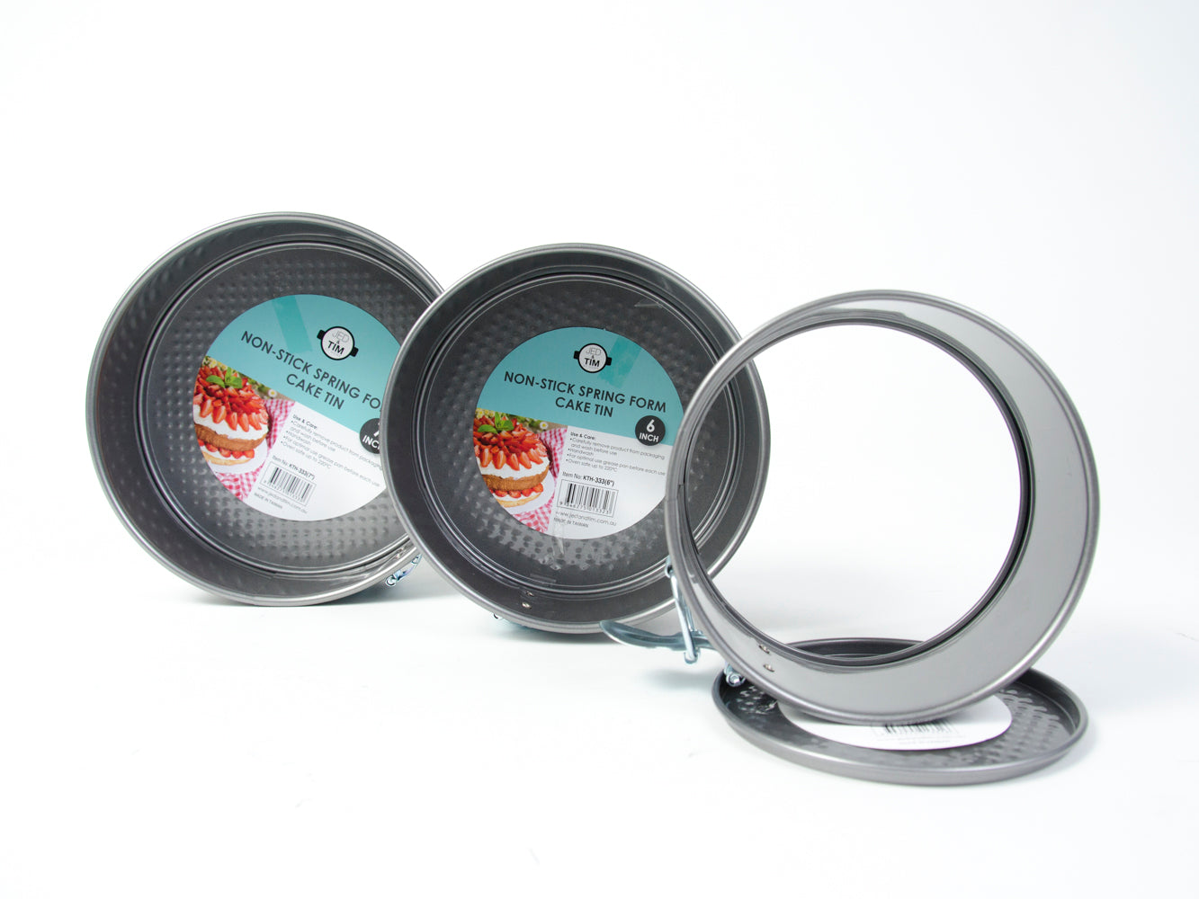 S/3 SPRINGFORM CAKE TIN KTH333