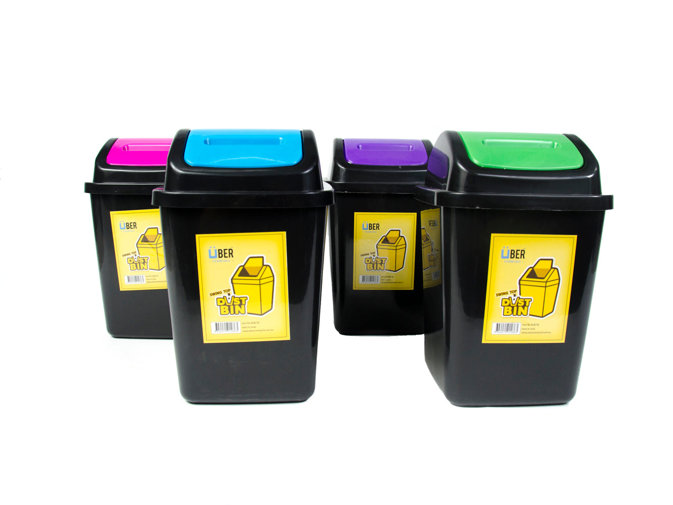 7L SWING TOP BIN RUB170.