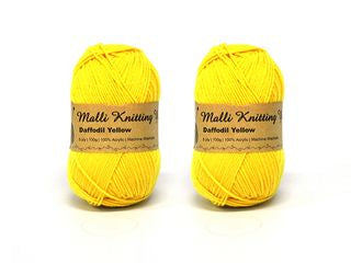 100G DAFFODIL YELLOW YARN SEW 197651