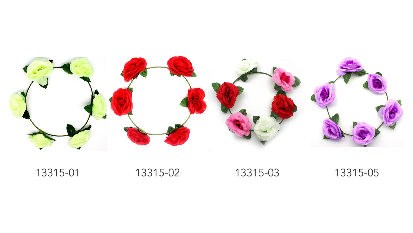 Hawaiian Flower Crown -COLOURFUL (13315-03)