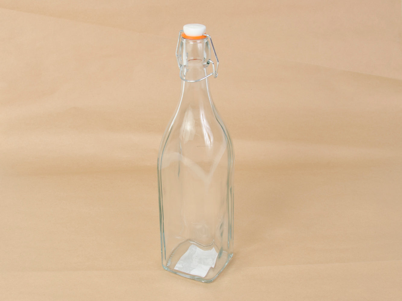 1L SQ GLASS BOTTLE GLA303