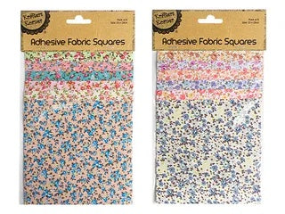 FABRIC FLORAL SQUARES/6. CRAFT 261307