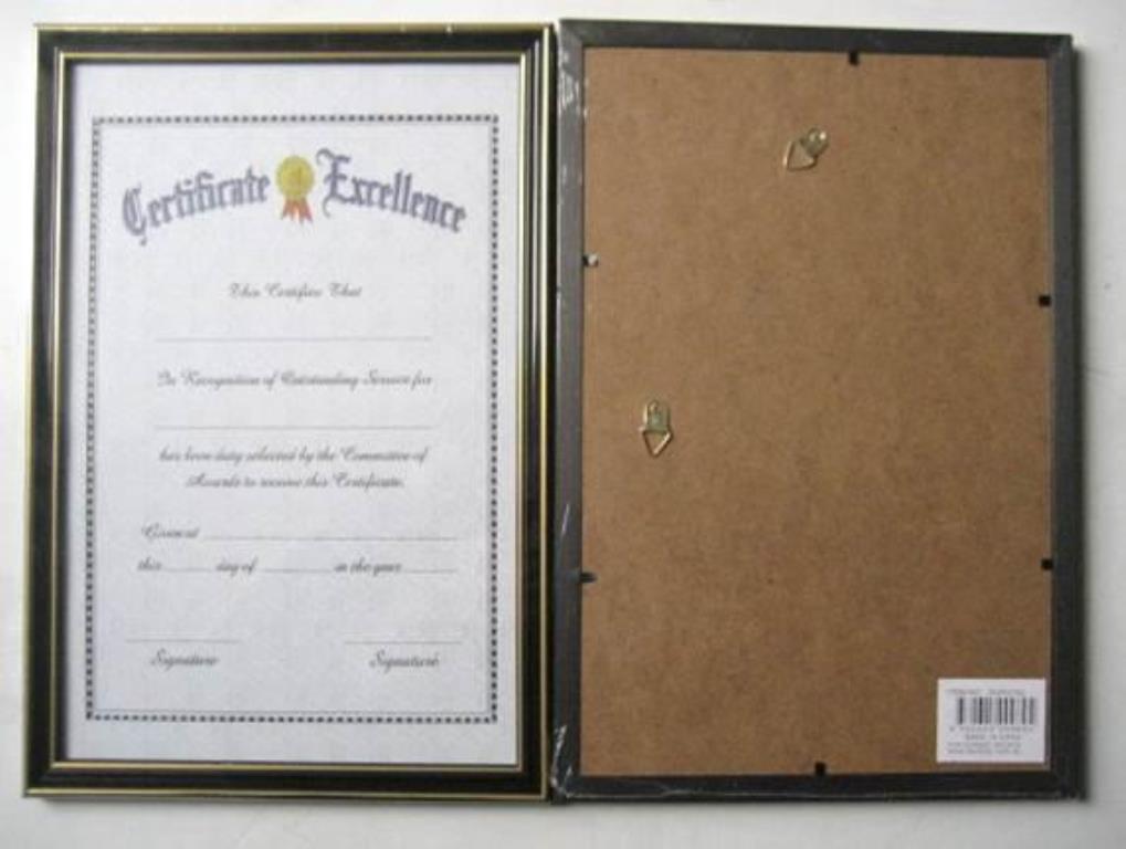 A4 Document/Certificate Frame DUR0762