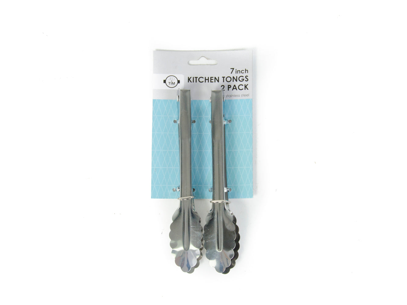 7" S/S TONGS PACK OF 2 KTH057