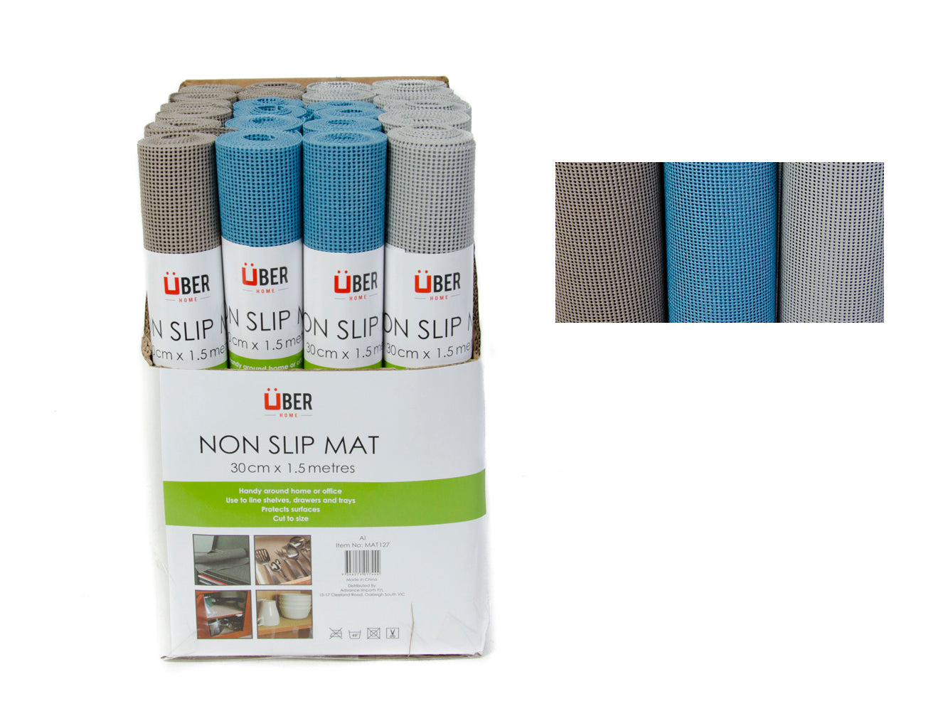 NON SLIP MAT 30CM X1.5M MAT127
