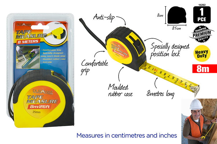 1pce Tape Measure-8M-20mmW .15262