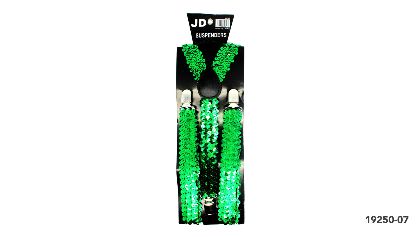 Green Suspender (Sequin) (19250-07)