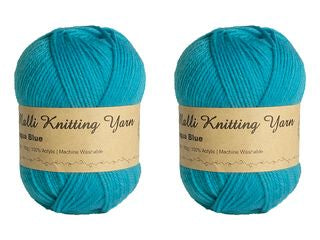 100G AQUA BLUE YARN SEW 262830
