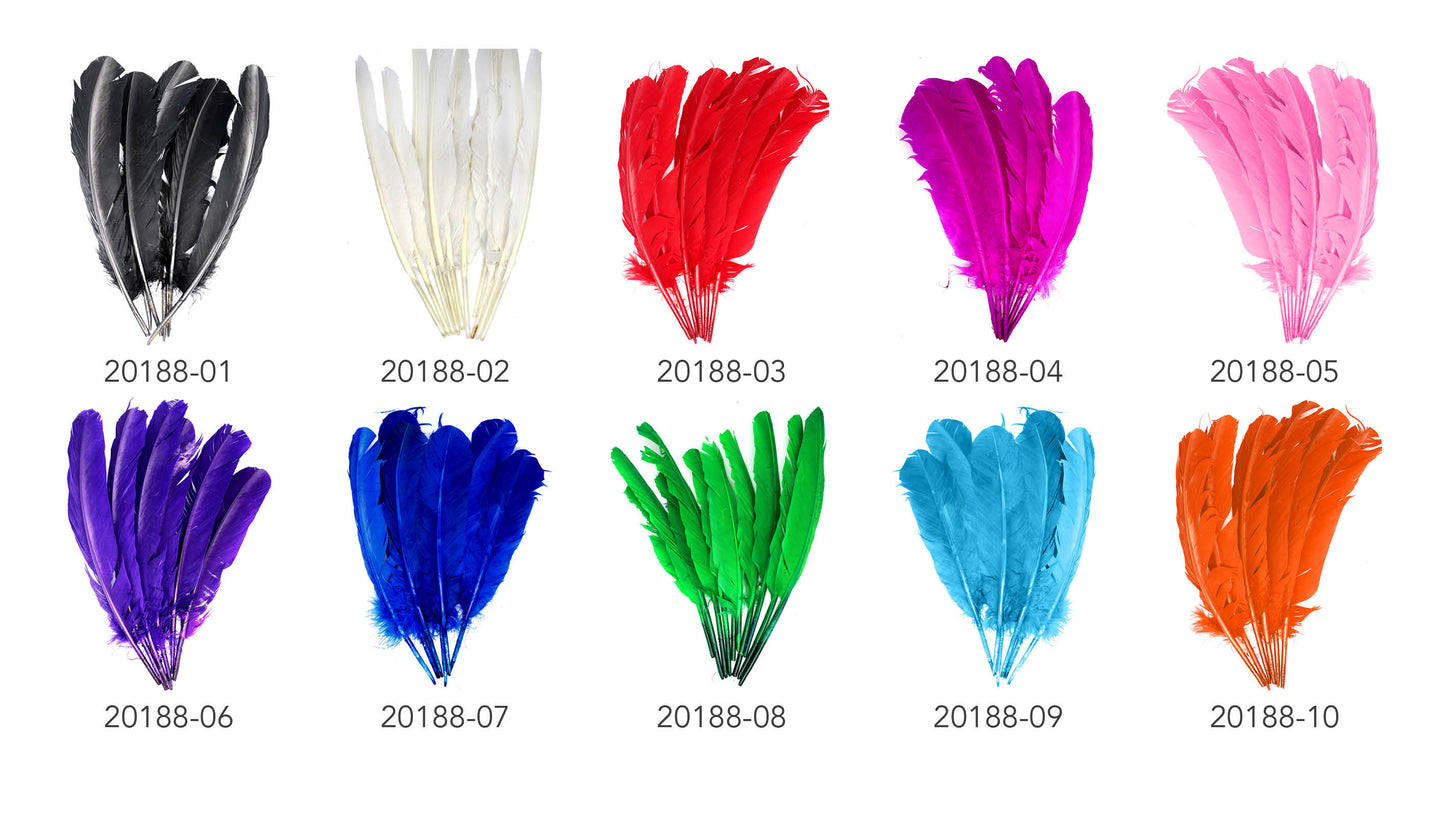 Wide Fluffy Feathers (L) 28cm long (20188)