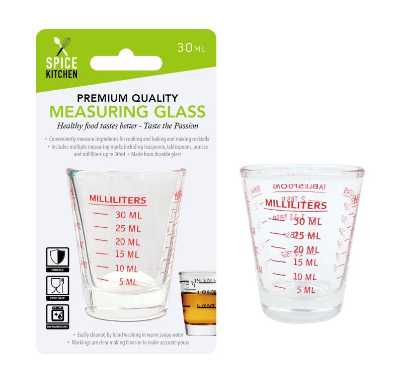 Glass Measuring Shot Glass-30ML DUR4175