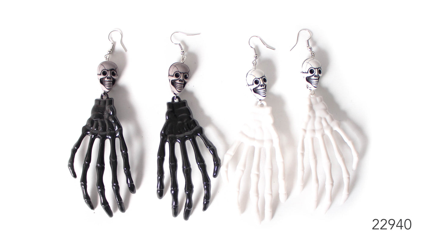 Skeleton Hand Earrings (Mixed) (22940)