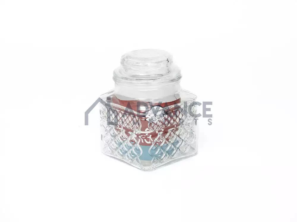 GLA930 Glass/Sq Diamond Jar 800m