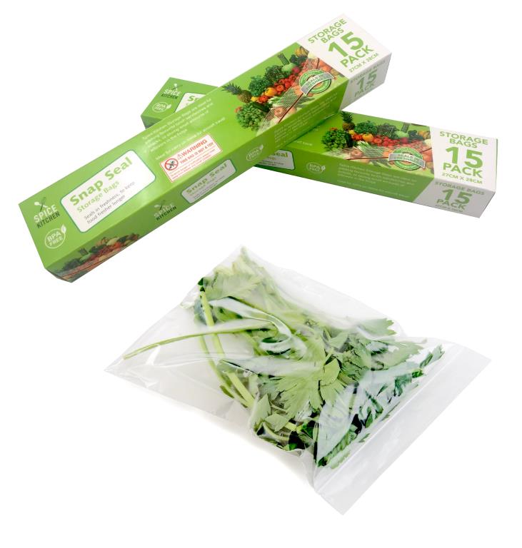 Zip Seal Storage Bags 27CM X 28CM-15PK DUR1179
