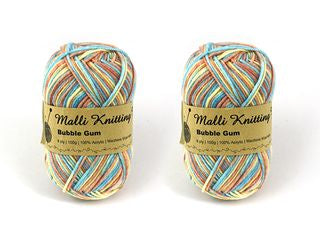 100G BUBBLE GUM MULT COL YARN SEW 190010
