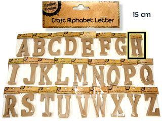15CM ALPHABET LETTERS- H CRAFT 199587