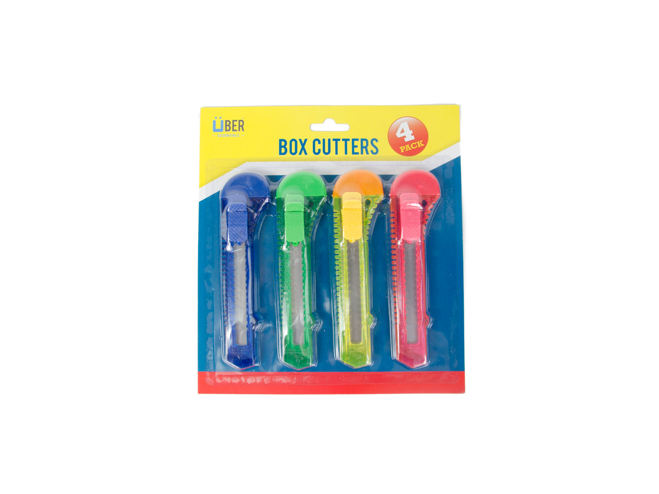 PACK OF 4 BOX CUTTERS HDW1453