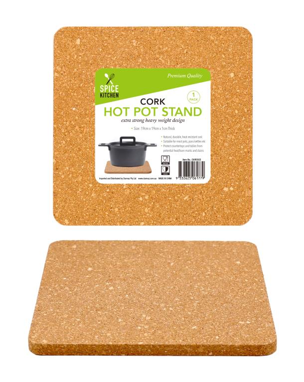 Cork Style Pot Stand-Square Series-19CM x 19CM DUR5503
