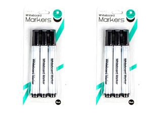 WHITEBOARD MARKERS - BLACK/3 STA 223886