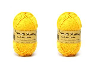 100G SUNFLOWER YELLOW YARN SEW 145980