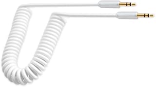 Sansai IPH-AV055 Coiled Audio Cable 3.5mm Jack 1.5m f/iPod/iPhone/iPad Assorted IPH-AV022