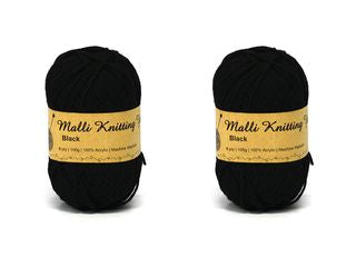 100G BLACK YARN SEW 123407