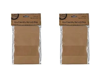 ECO FRIENDLY SML ZIP LOCK BAG/6 . CRAFT 250301