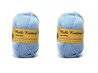 100G LIGHT BLUE YARN SEW 123421