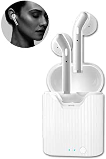 Sansai Wireless Bluetooth Stereo Audio Headset/Earbuds for Smartphones White TWS-001A