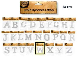 10CM ALPHABET LETTERS- W CRAFT 199990