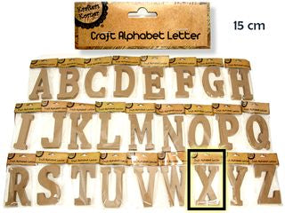 15CM ALPHABET LETTERS- X CRAFT 199747