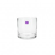 GLASS CYLINDER VASE 12X12CMH   GV71166K