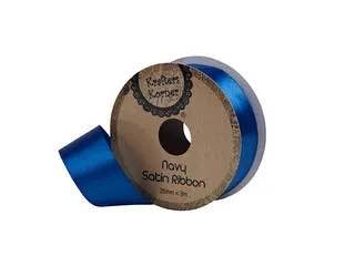 SATIN NAVY RIBBON 25MMX3M. CRAFT 250929