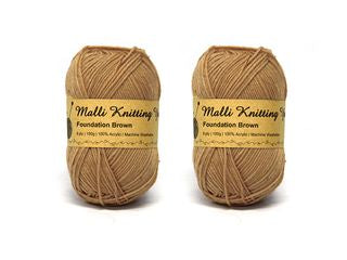 100G FOUNDATION BROWN YARN SEW 178537
