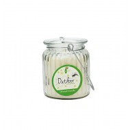 CANDLEJARSILHANDLECITRONELLA7.8X9 CN73351