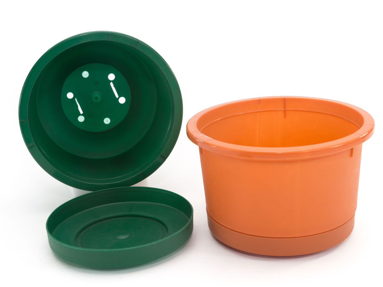 PLANTER W/SAUCER 21CM 21POT