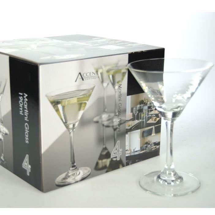 MARTINI GLASS SET 4 190ml. GLA2898