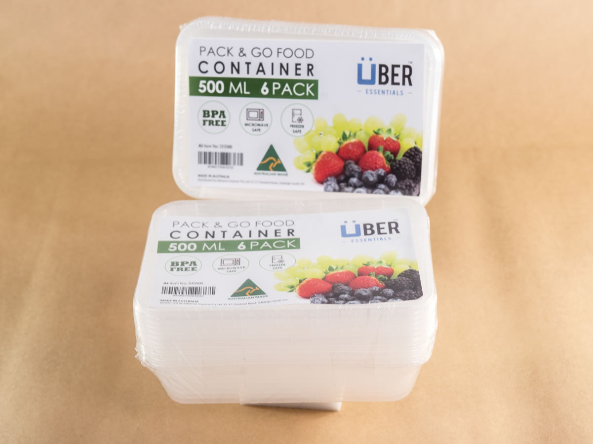 500ML CONTAINER P/6 DIS500