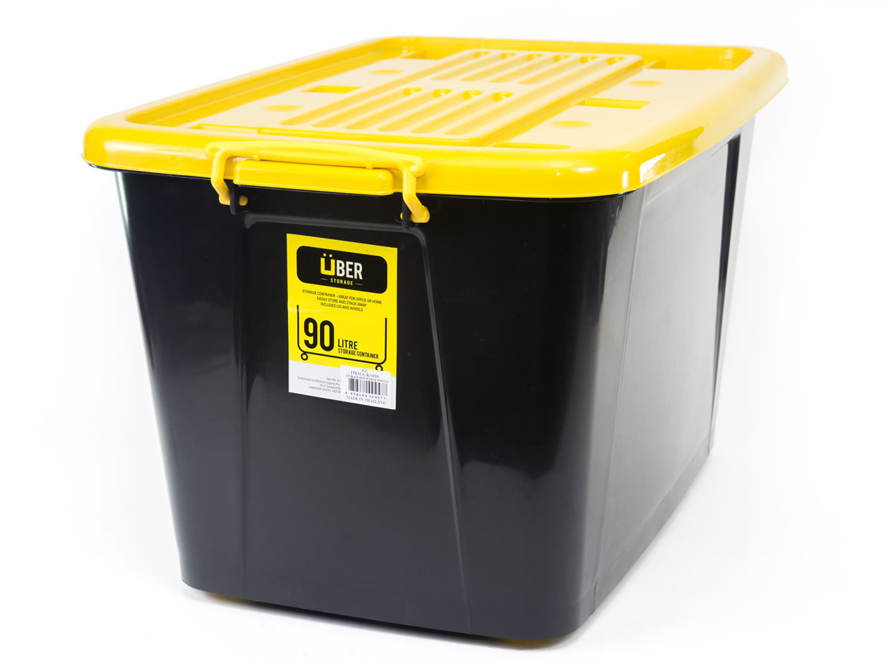 90L CONTAINER BLACK K-1010